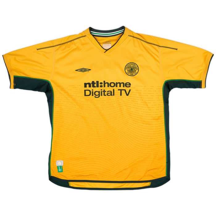 2002-03 Celtic Away Shirt Larsson #7 - 8/10 - (XL)