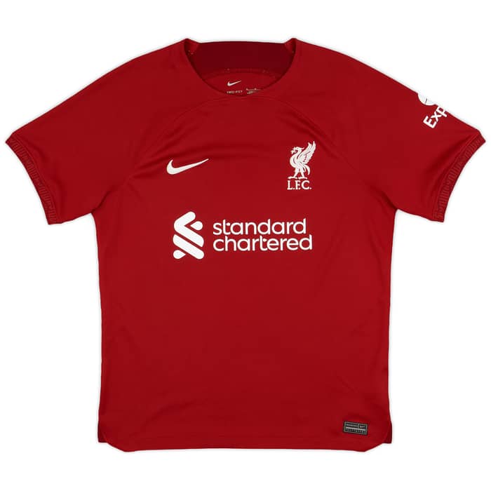 2022-23 Liverpool Home Shirt M.Salah #11 - 5/10 - (M)