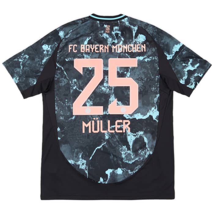2024-25 Bayern Munich Away Shirt Muller #25