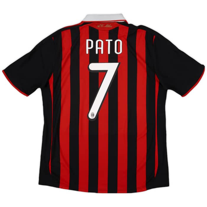 2009-10 AC Milan Home Shirt Pato #7 - 6/10 - (L)