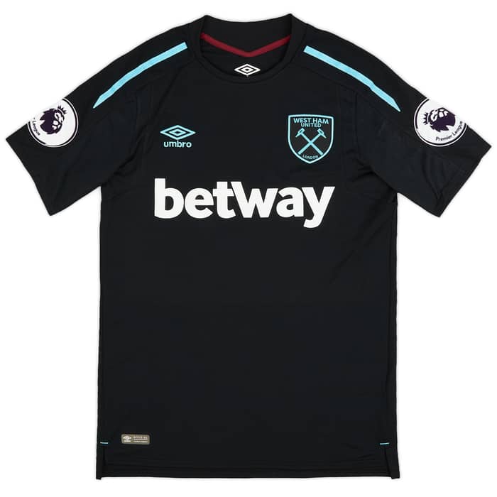 2017-18 West Ham Match Issue Away Shirt Haksabanovic #23
