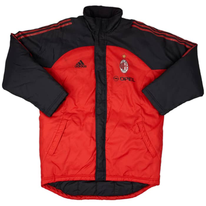 2001-02 AC Milan adidas Padded Bench Coat - 5/10 - (L)