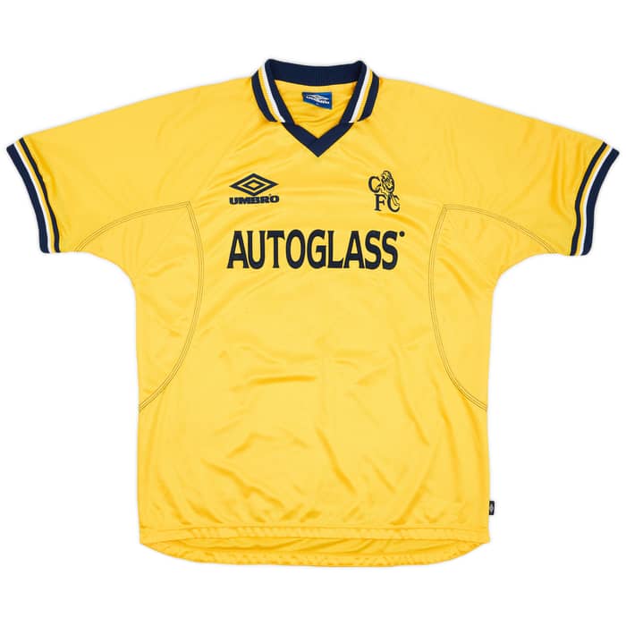 1998-00 Chelsea Third Shirt Zola #25 - 9/10 - (XL)