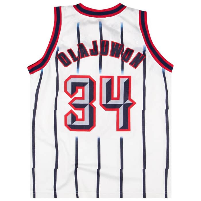1995-01 Houston Rockets Olajuwon #34 Champion Jersey (Home) XXL