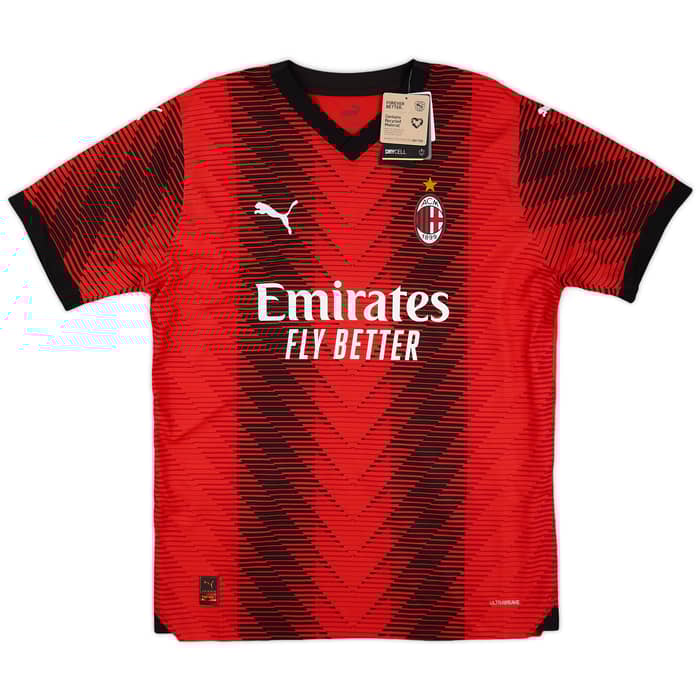 2023-24 AC Milan Authentic Home Shirt Pulisic #11