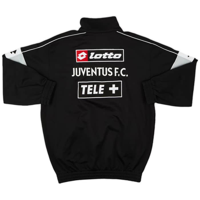 2000-01 Juventus Lotto 1/4 Zip Drill Top - 9/10 - (XL.Boys)