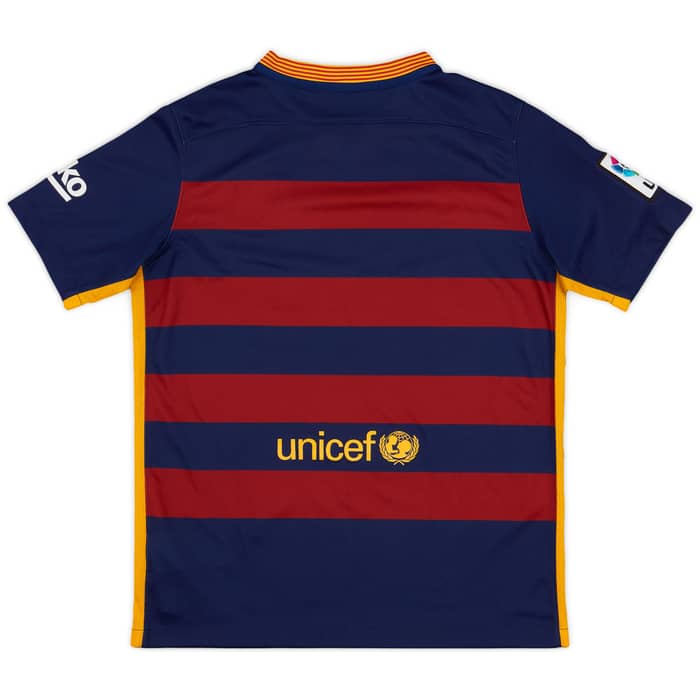 2015-16 Barcelona Home Shirt - 9/10 - (XL.Boys)