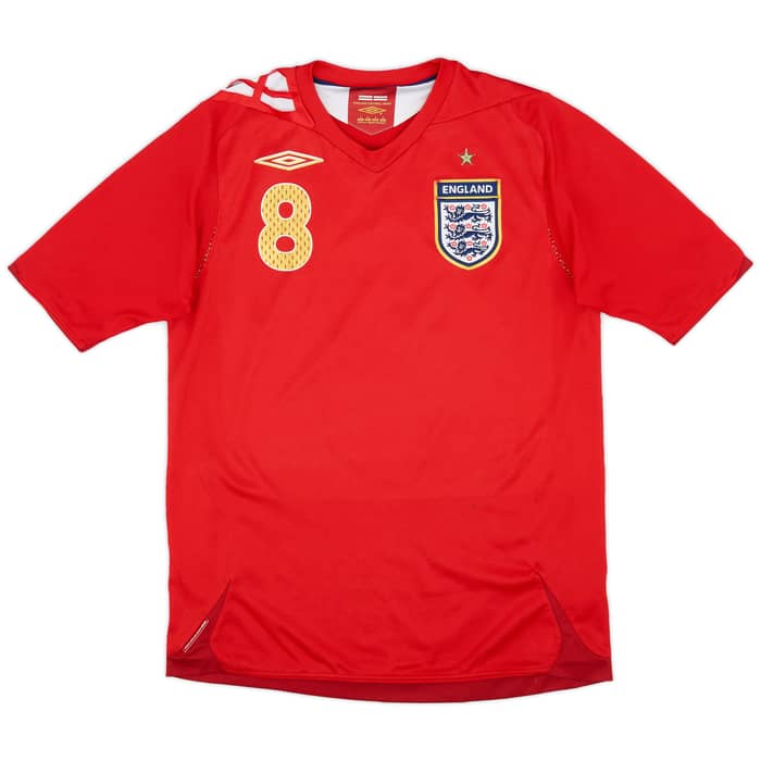 2006-08 England Away Shirt Lampard #8 - 5/10 - (S)