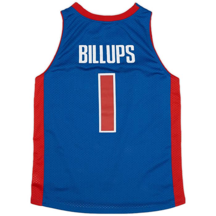 2002-04 Detroit Pistons Billups #1 Nike Swingman Away Jersey - 7/10 - (S.Boys)