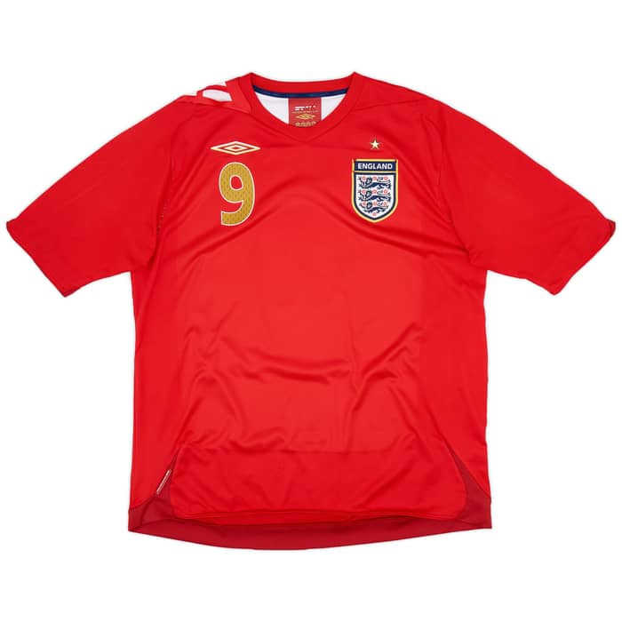 2006-08 England Away Shirt Rooney #9 - 6/10 - (XL)