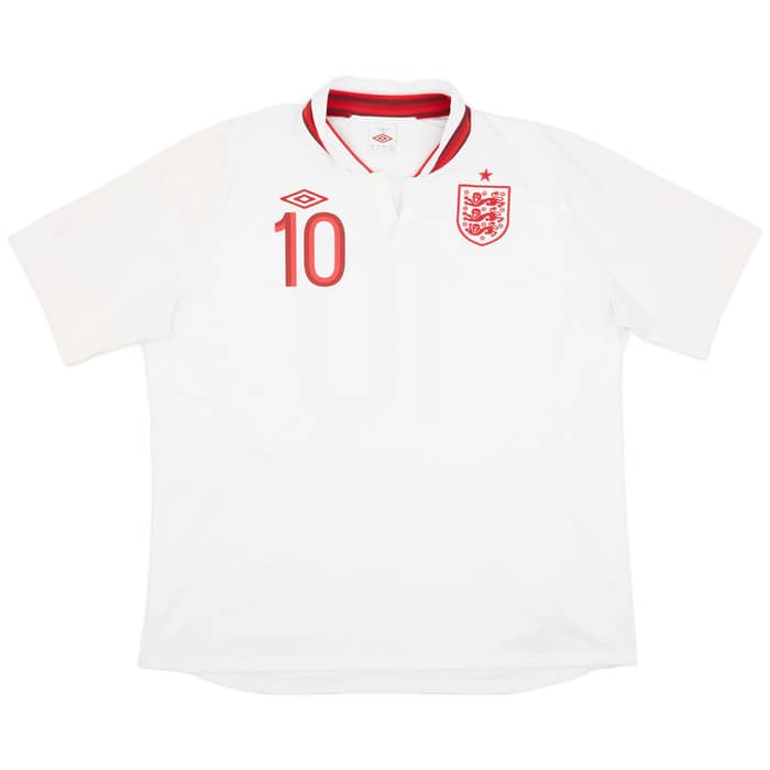2012-13 England Home Shirt Rooney #10 - 9/10 - (3XL)