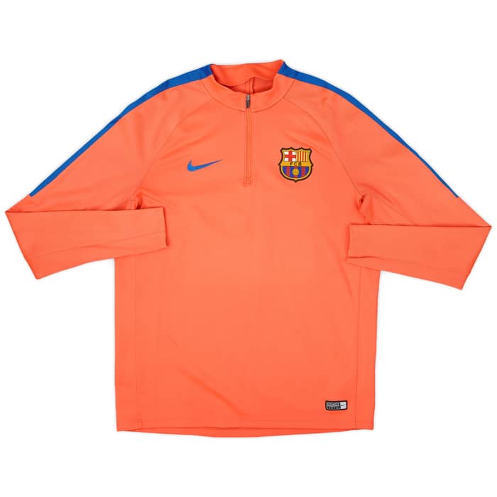 2016-17 Barcelona Nike 1/4 Zip Drill Top - 7/10 - (L)