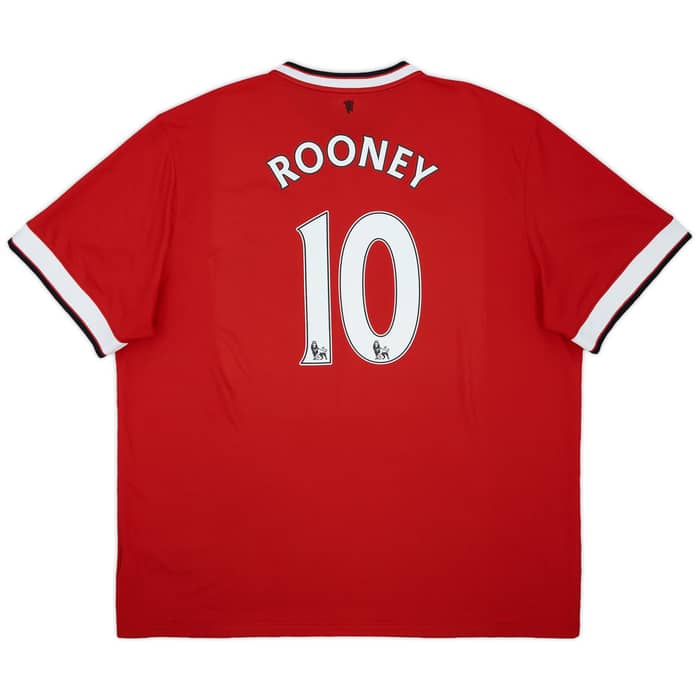 2014-15 Manchester United Home Shirt Rooney #10 - 7/10 - (3XL)