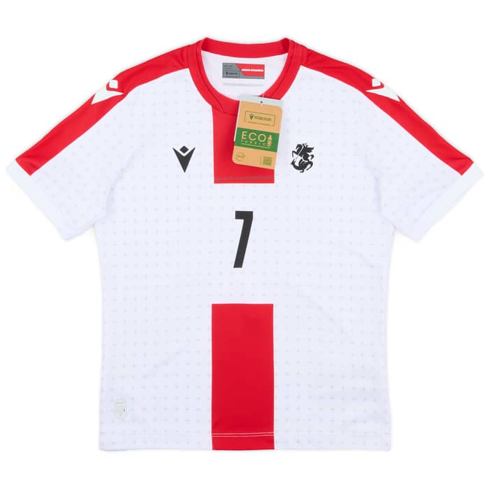 2023-24 Georgia Home Shirt Kvaratskhelia #7 (KIDS)