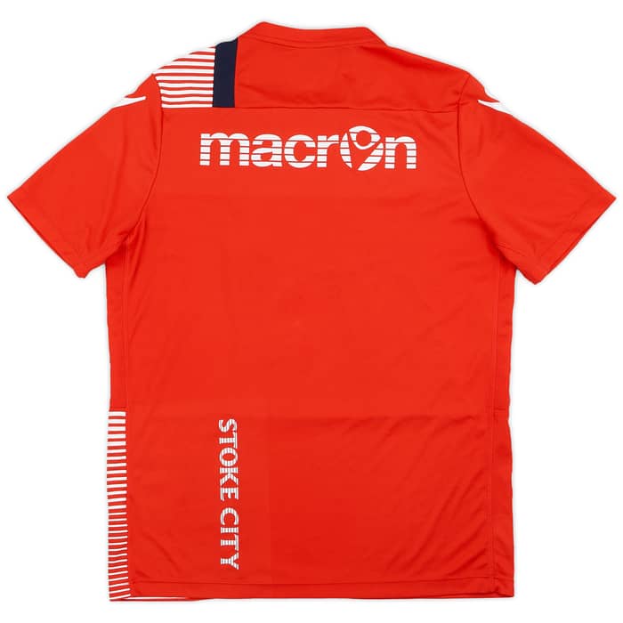 2017-18 Stoke City Macron Training Shirt - 8/10 - (XL)