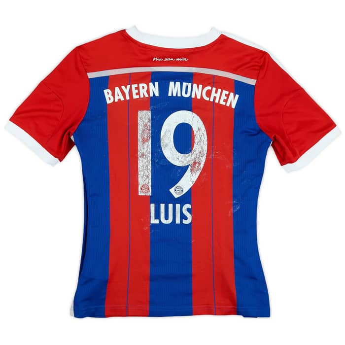 2014-15 Bayern Munich Home Shirt Luis #19 - 4/10 - (M.Boys)