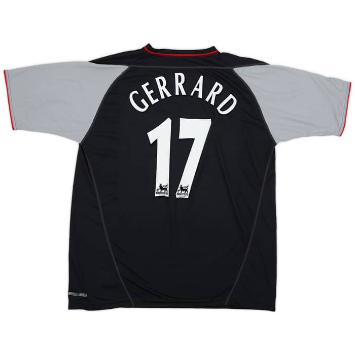 2002-04 Liverpool Away Shirt Gerrard #17 - 9/10 - (3XL)