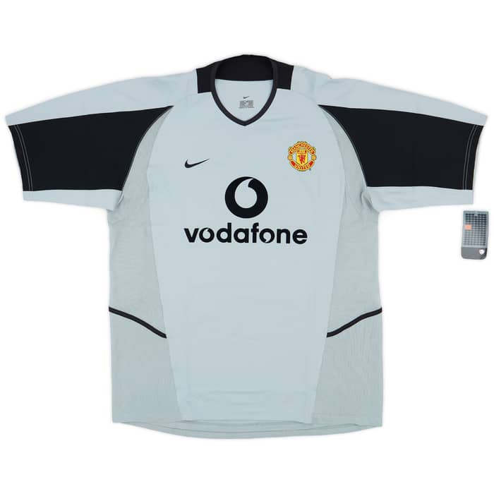2002-04 Manchester United Player Issue GK S/S Shirt Barthez #1 (L)
