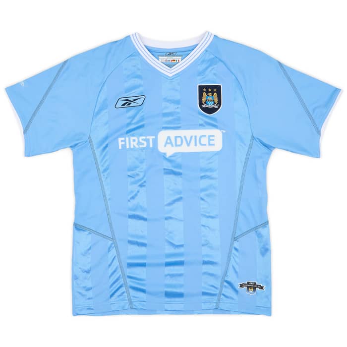 2003-04 Manchester City Home Shirt Wright-Philips #29 - 6/10 - (XL.Boys)