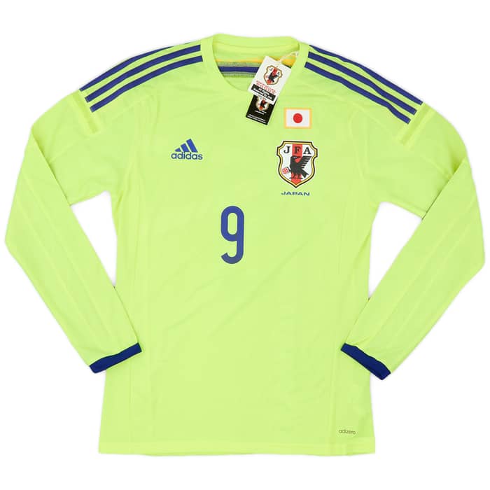 2014 Japan Authentic Away L/S Shirt Okazaki #9 (L)