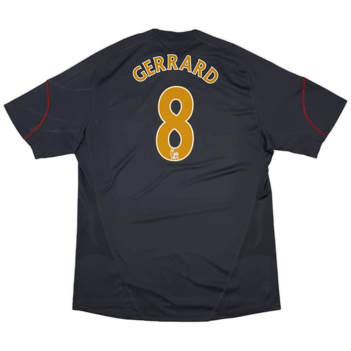 2009-10 Liverpool Away Shirt Gerrard #8 - 5/10 - (XL)