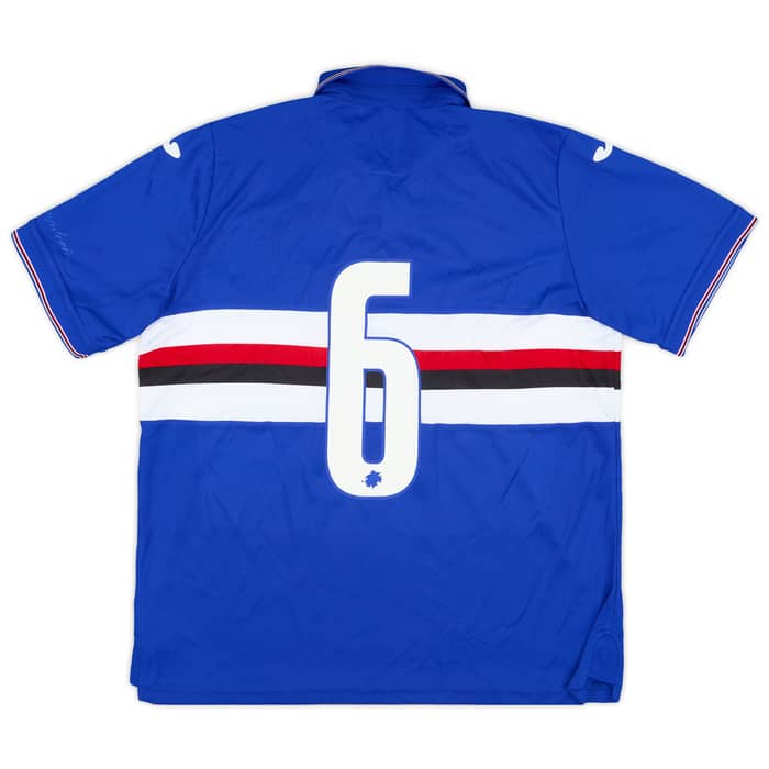 2019-20 Sampdoria Home Shirt #6 - 9/10 - (XS)