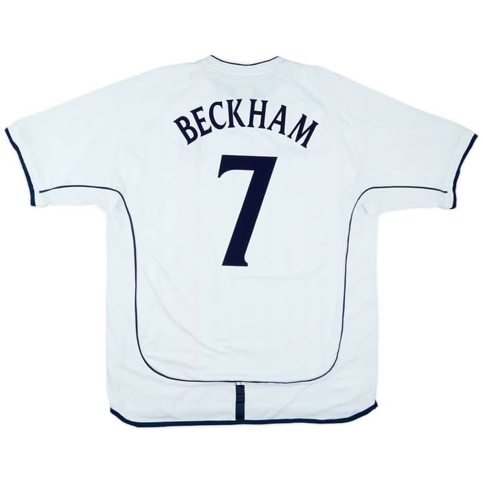 2001-03 England Home Shirt Beckham #7 - 5/10 - (XXL)