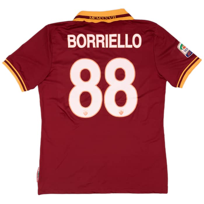 2013-14 Roma Home Shirt Boriello #88 - 8/10 - (M)