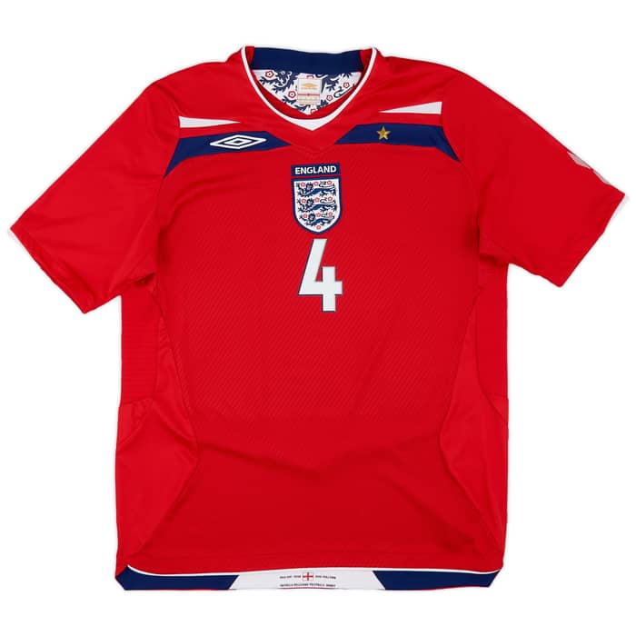 2008-10 England Away Shirt Gerrard #4 - 9/10 - (L)