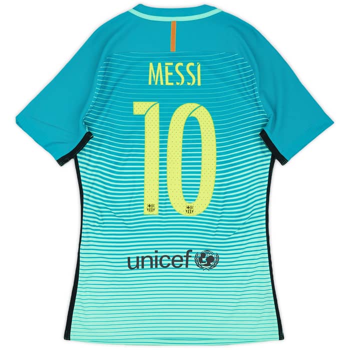 2016-17 Barcelona Authentic Third Shirt Messi #10 (M)
