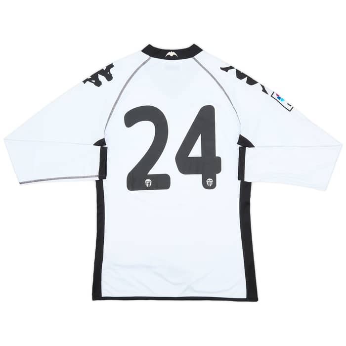 2010-11 Valencia Home L/S Shirt #24 (M)