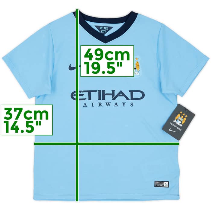2014-15 Manchester City Home Full Kit (5-6 Years)