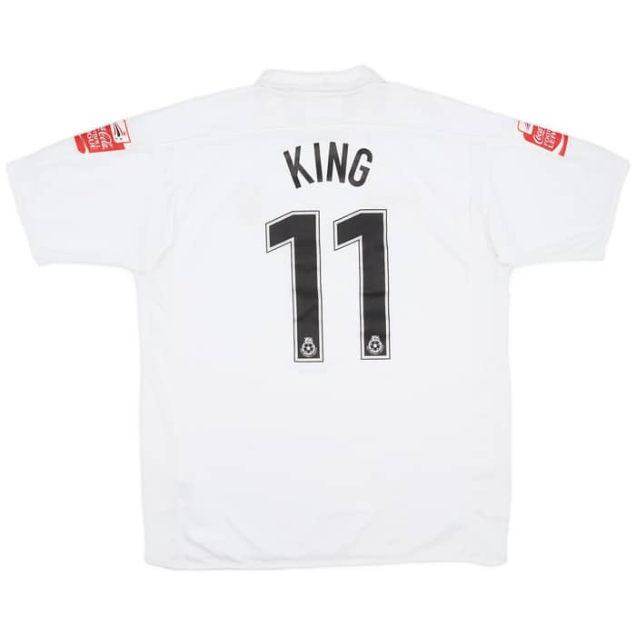 2004-05 Nottingham Forest Match Issue Away Shirt King #11