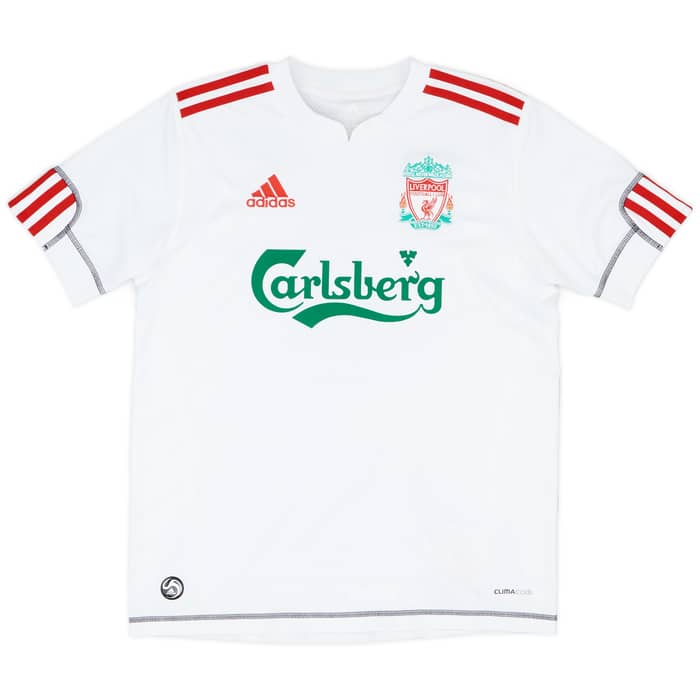 2009-10 Liverpool Third Shirt Aquilani #4 - 4/10 - (L.Boys)