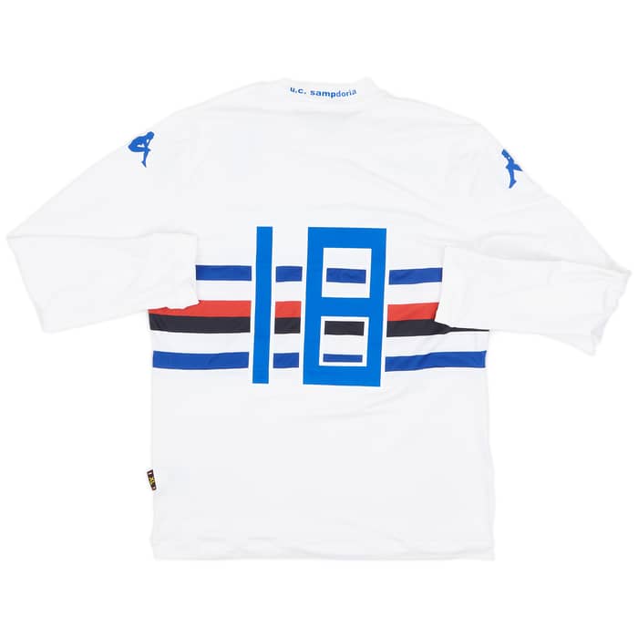 2013-14 Sampdoria Primavera Match Issue Away Shirt #18