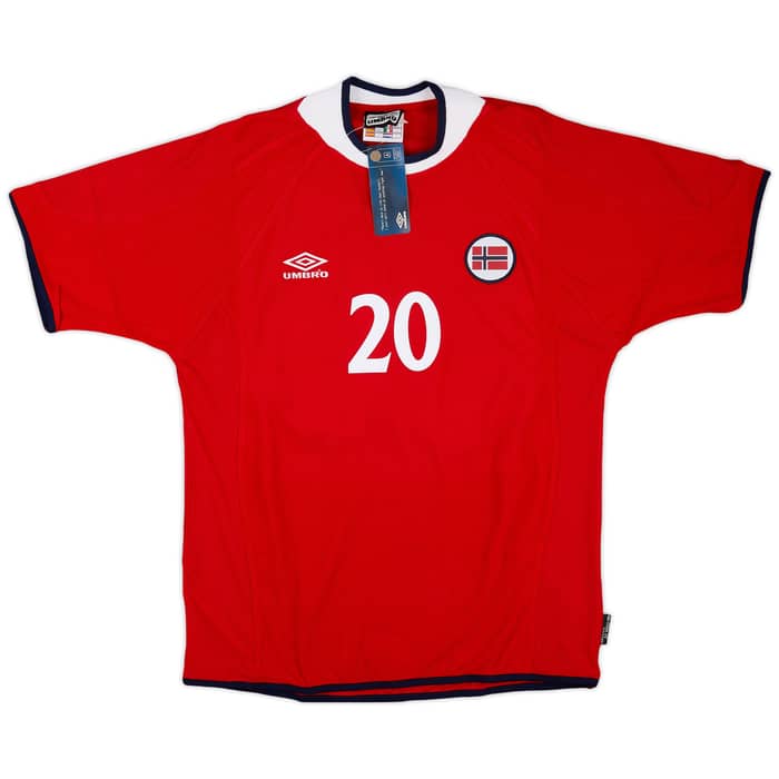 2000-02 Norway Home Shirt Solskjaer #20 (L)