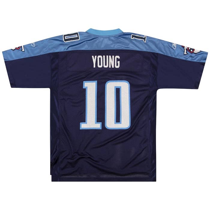 2006 Tennessee Titans Young #10 Reebok On Field Jersey (Home) L