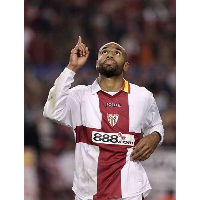 2007-08 Sevilla European Home Shirt Kanoute #12 (S)