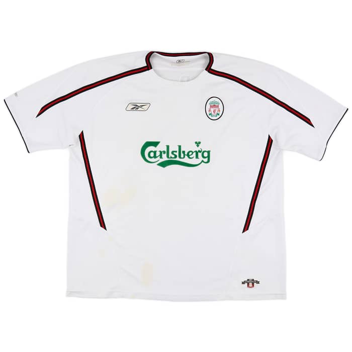 2003-04 Liverpool Away Shirt Gerrard #17 - 6/10 - (3XL)
