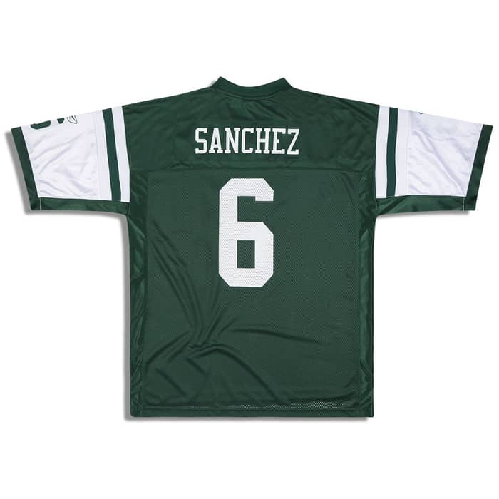 2009-11 New York Jets Sanchez #6 Reebok On Field Jersey (Home) XXL
