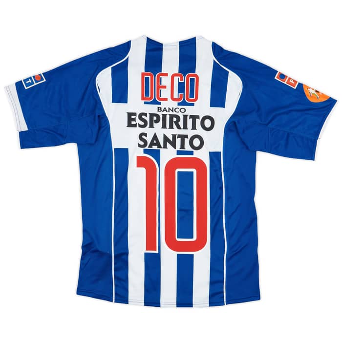 2004-05 Porto Home Shirt Deco #10 - 7/10 - (S)