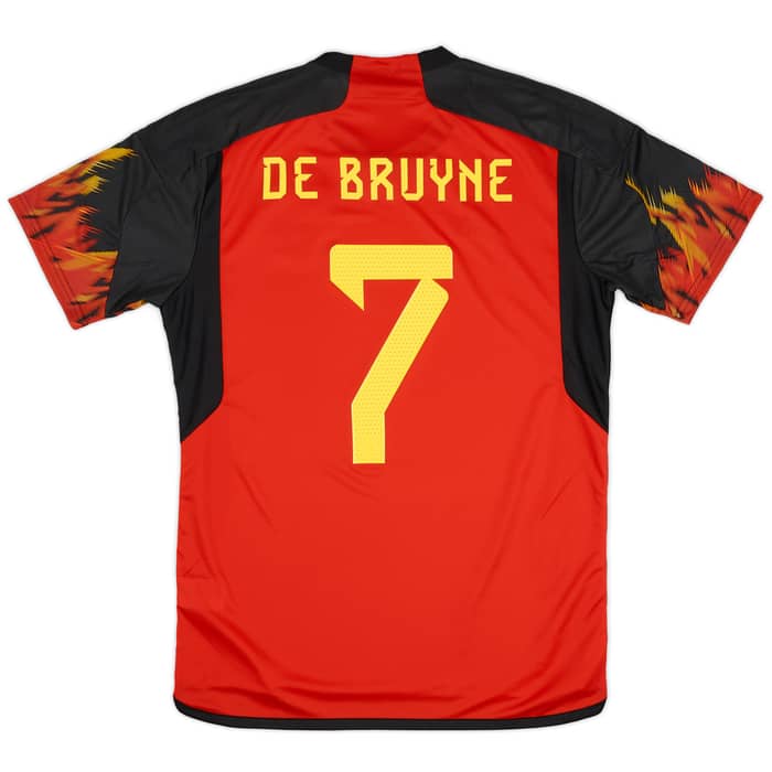 2022-23 Belgium Home Shirt De Bruyne #7