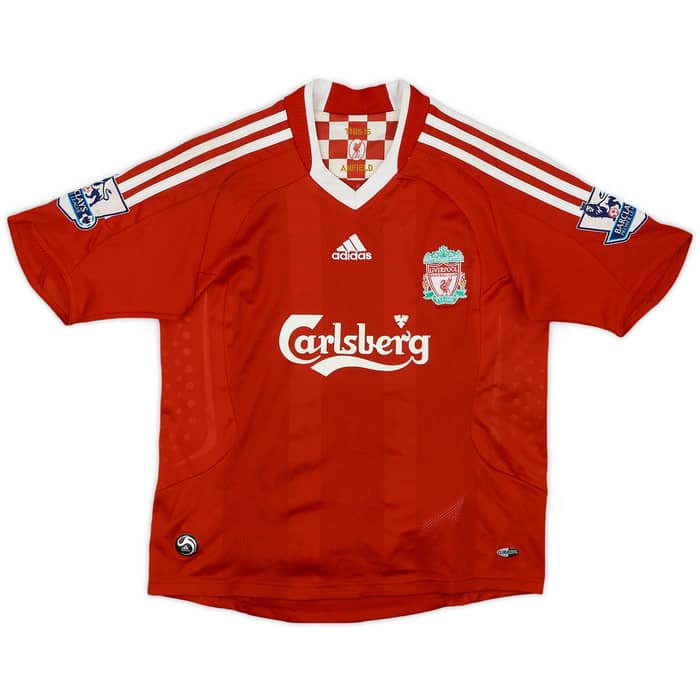 2008-10 Liverpool Home Shirt Torres #9 - 6/10 - (S.Boys)