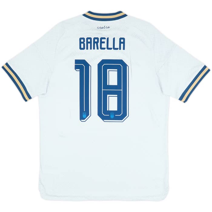 2026-27 Italy Authentic Away Shirt Barella #18