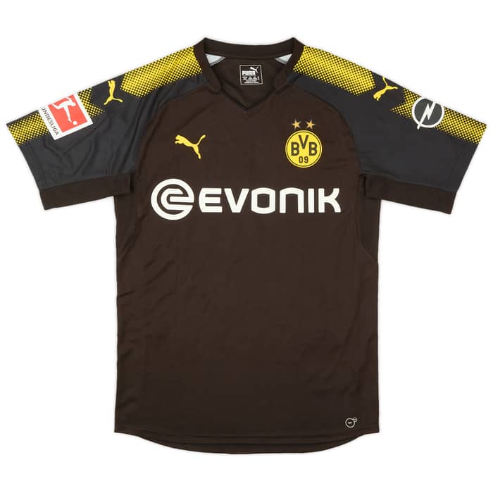 2017-18 Borussia Dortmund Away Authentic Shirt Dahoud #19 - 9/10 - (M)