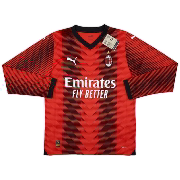 2023-24 AC Milan Home L/S Shirt Giroud #9 (M)