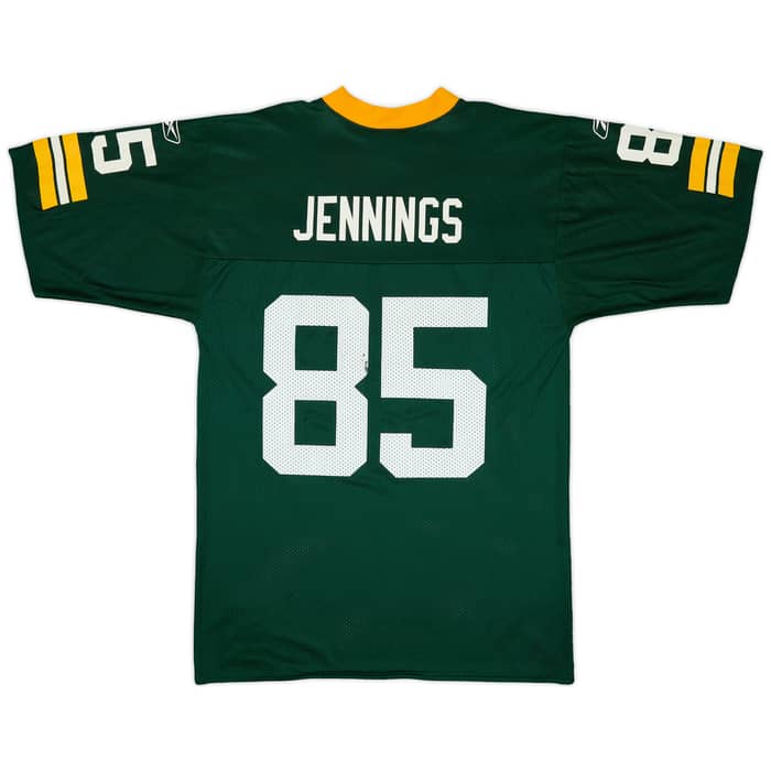 2008-11 Green Bay Packers Jennings #85 Reebok Replica Home Jersey - 6/10 - (M)