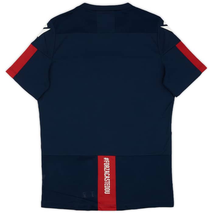 2020-21 Cagliari Macron Training Shirt - 9/10 - (L)