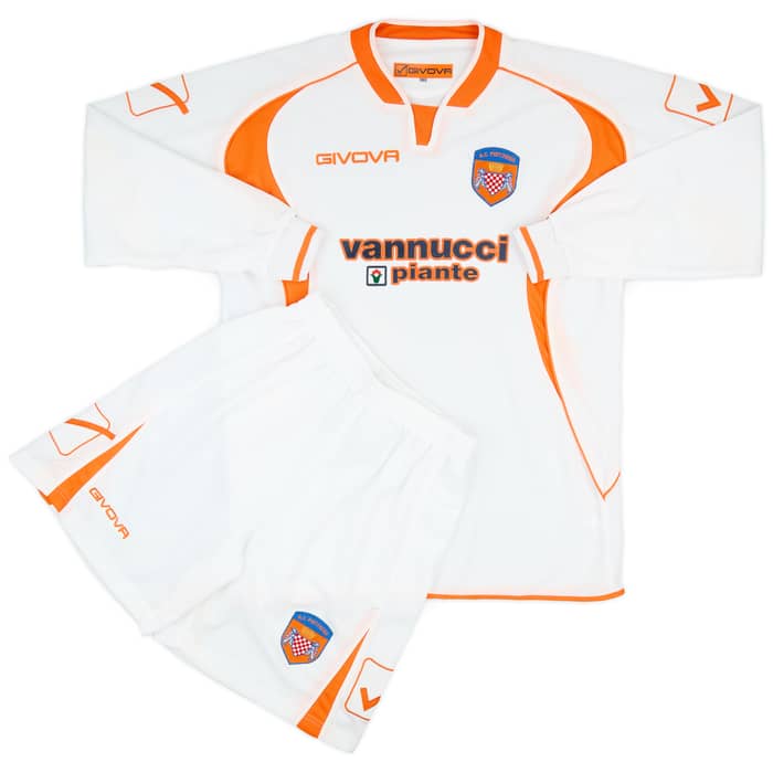 2009-10 FC Pistoiese Away L/S Shirt & Shorts Kit (XL)