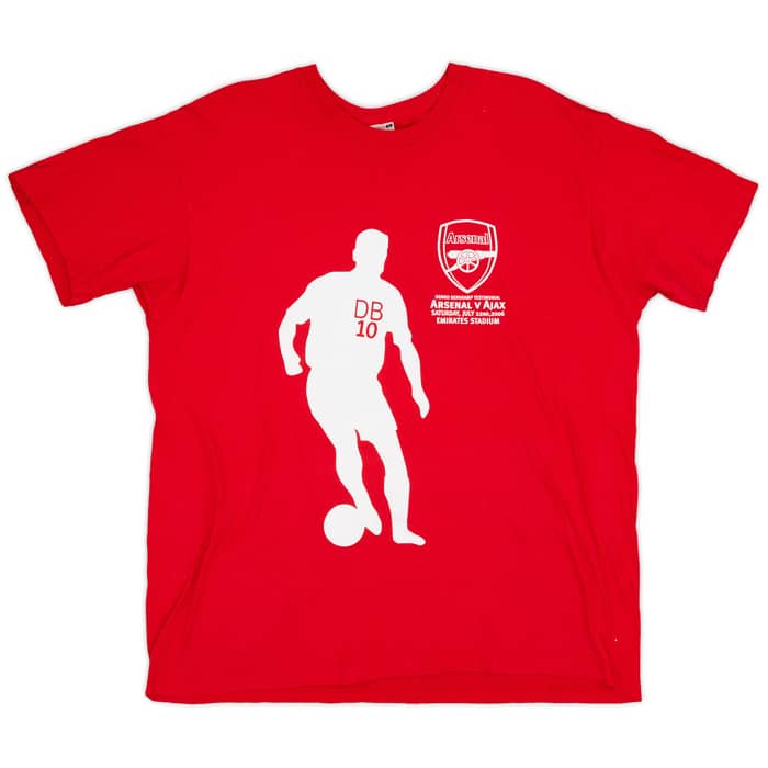 2006 Arsenal Dennis Bergkamp Testimonial Shirt - 7/10 - (XL)